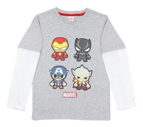 POLERA MARVEL GRUPO AVENGERS - MAWI