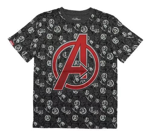 POLERA MARVEL LOGO PRINT - MAWI