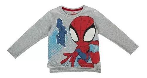 POLERA MARVEL ML DO THWIP SPIDERMAN - MAWI