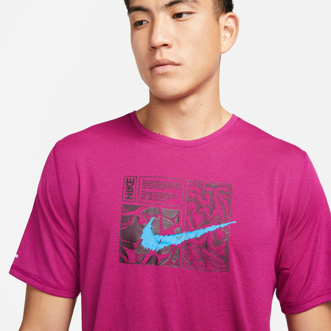 POLERA NIKE NK DF MILER SS TOP DYE - MAWI