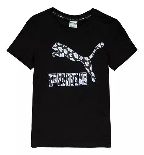 POLERA PUMA CLASSICS 90 PREP LOGO TEE G - MAWI
