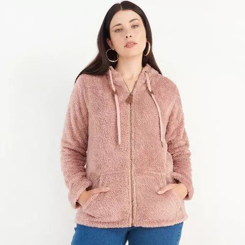 POLERON CURVI CON GORRO Y BOLSILLOS - MAWI
