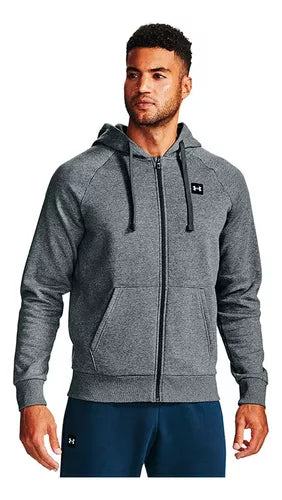 POLERON UNDER ARMOUR RIVAL FLEECE FZ HOODIE - MAWI