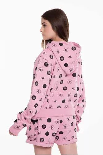 POLERON ZOO YORK HOOD CROP DOTTY - MAWI