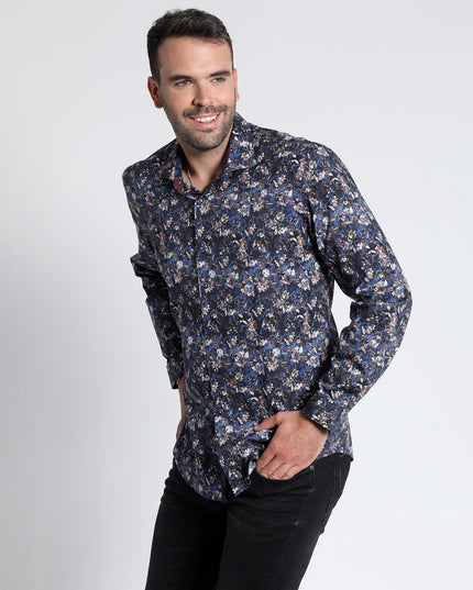 CAMISA POTROS SPANDEX ESTAMPADA