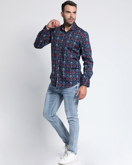 CAMISA POTROS SPANDEX ESTAMPADA