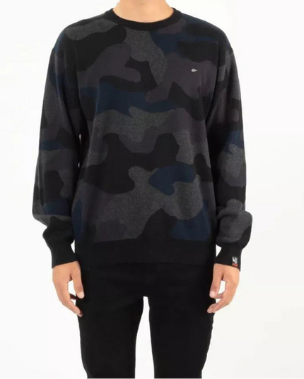 SWEATER ELLUS CREW NECK JACQUARD OVERSIZE - MAWI