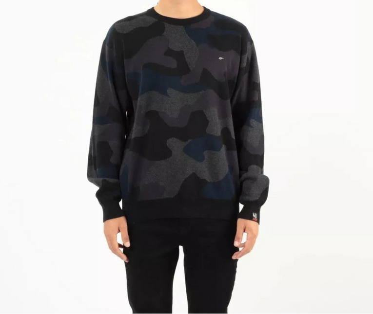 SWEATER ELLUS CREW NECK JACQUARD OVERSIZE - MAWI