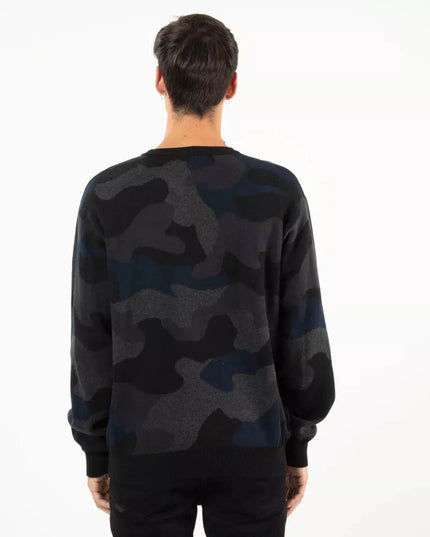 SWEATER ELLUS CREW NECK JACQUARD OVERSIZE - MAWI