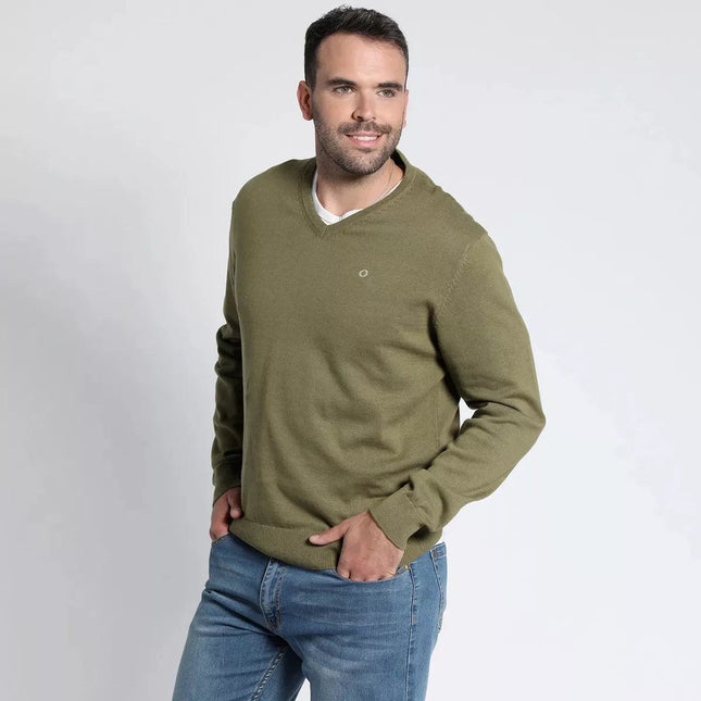 SWEATER POTROS CUELLO V - MAWI